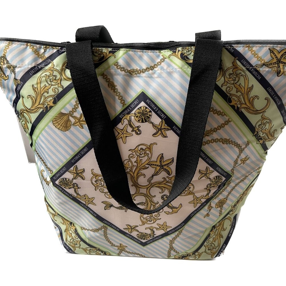 Victoria's Secret Insulated Cooler Tote Nautical Anchor Chain